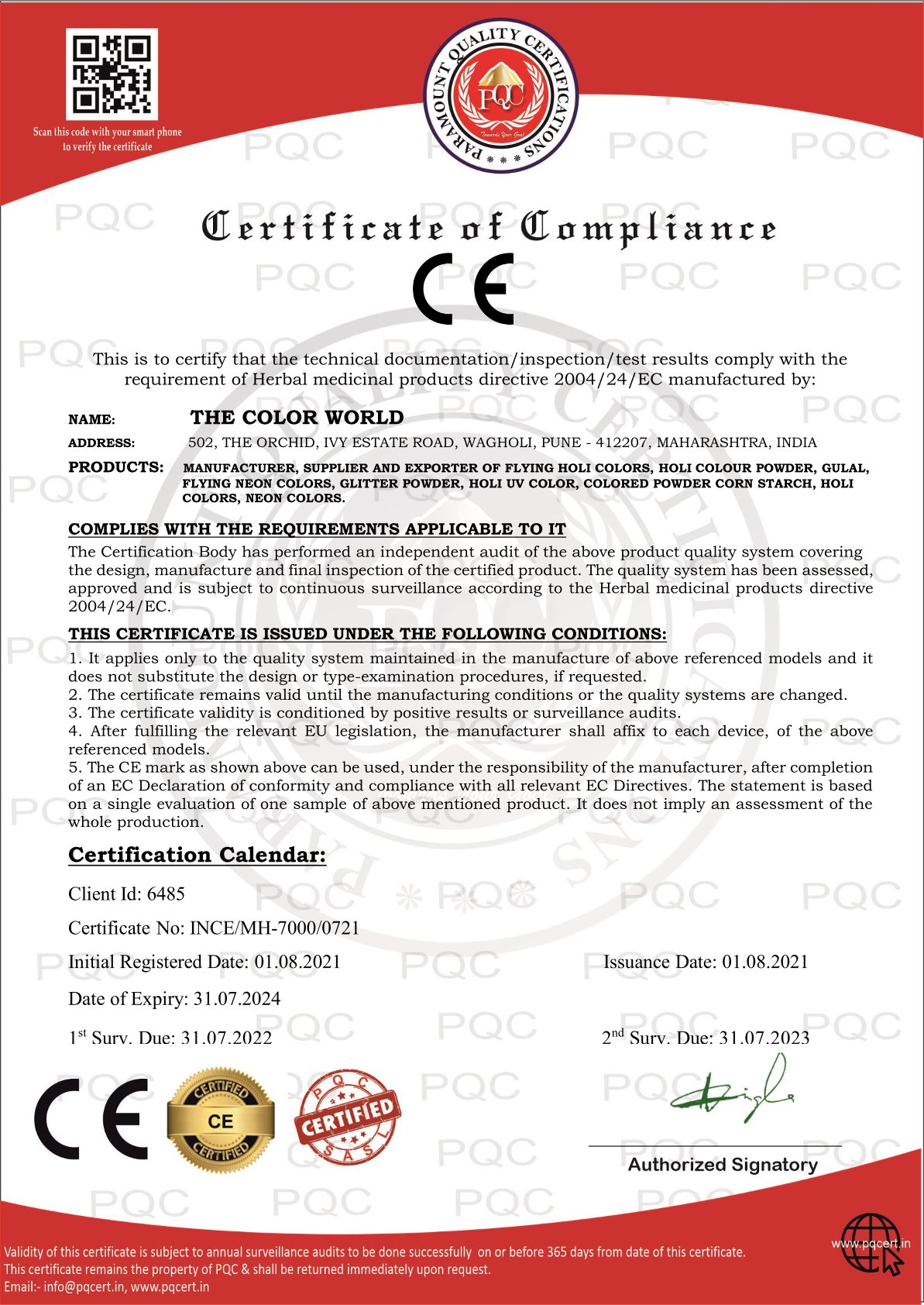 CE - The Color World 2023